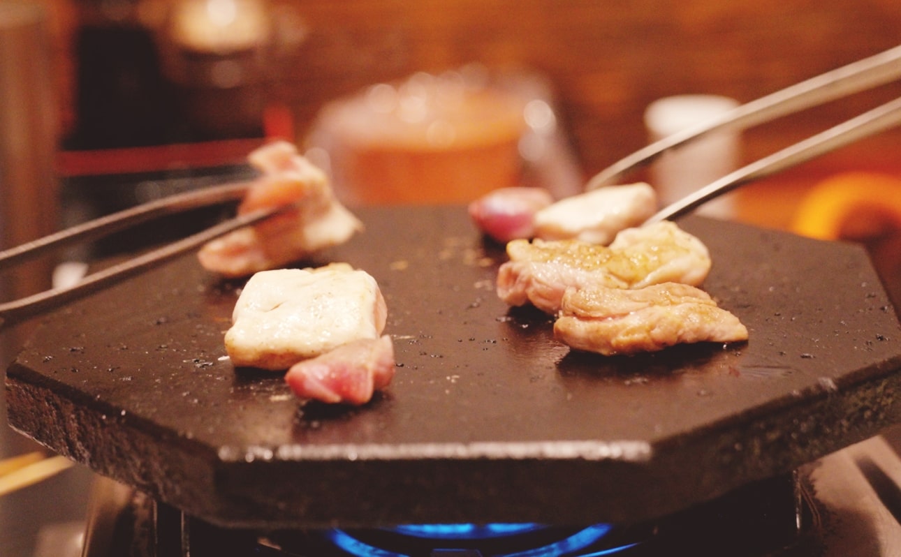 溶岩焼肉写真